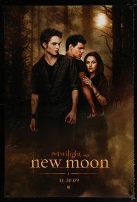 2m797 TWILIGHT SAGA: NEW MOON teaser DS 1sh '09 Kristen Stewart, Robert Pattinson, Taylor Lautner!