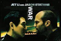 2m818 WAR 1sh '07 Jet Li, Jason Statham, vengeance is the ultimate weapon!