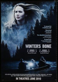 2m834 WINTER'S BONE advance 1sh '10 Debra Granik directed, Jennifer Lawrence, Ozarks poverty drama!