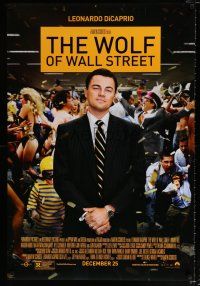 2m838 WOLF OF WALL STREET advance DS 1sh '13 Martin Scorsese directed, Leonardo DiCaprio!