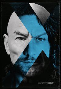 2m852 X-MEN: DAYS OF FUTURE PAST style A teaser DS 1sh '14 close-up of Patrick Stewart/James McAvoy!