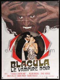 2p469 BLACULA French 1p '72 black vampire William Marshall is deadlier than Dracula, different!