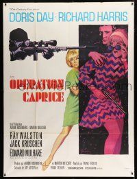 2p502 CAPRICE French 1p '67 different art of Doris Day, Richard Harris & sniper, Operation Caprice