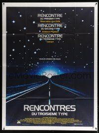 2p523 CLOSE ENCOUNTERS OF THE THIRD KIND French 1p '77 Steven Spielberg sci-fi classic!
