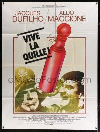 2p525 COLONEL BUTTIGLIONE French 1p '74 Jacques Dufilho, Aldo Maccione, Italian military comedy!