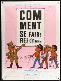 2p526 COMMENT SE FAIRE REFORMER French 1p '78 great cartoon art by Herve Morvan!