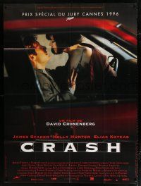 2p534 CRASH French 1p '96 David Cronenberg, James Spader, bizarre sex movie!