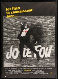 2p535 CRAZY JOE French 1p '74 Peter Boyle as mafioso Joey Gallo shot in the chest!