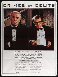 2p536 CRIMES & MISDEMEANORS French 1p '90 Woody Allen directs & stars w/Martin Landau!