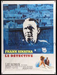 2p559 DETECTIVE French 1p '68 art of Frank Sinatra as gritty New York City cop by Boris Grinsson!