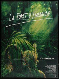 2p586 EMERALD FOREST French 1p '85 directed by John Boorman, different jungle art by Zoran!