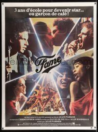 2p599 FAME French 1p '80 Alan Parker & Irene Cara at New York High School of Performing Arts!
