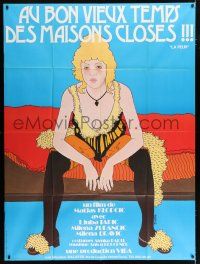 2p603 FEAR French 1p '74 Matjaz Klopcic's Strah, art of blonde Yugoslavian prostitute by Guerin!