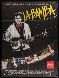 2p715 LA BAMBA French 1p '87 rock and roll, Lou Diamond Phillips as Ritchie Valens, different!