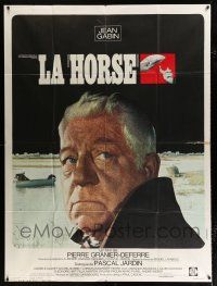 2p720 LA HORSE French 1p '70 super close up of grizzled Jean Gabin by Vaissier!