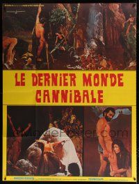 2p729 LAST SURVIVOR French 1p '78 Italian modern man vs primitive cannibals, different image!