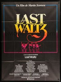 2p730 LAST WALTZ French 1p '78 Martin Scorsese, a rock concert became a celebration!
