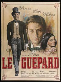 2p739 LEOPARD French 1p R80s Luchino Visconti's Il Gattopardo, Mascii art of Burt Lancaster!
