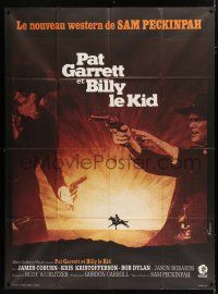 2p831 PAT GARRETT & BILLY THE KID French 1p '73 Peckinpah, James Coburn, Kristofferson, different!