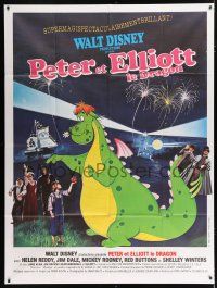 2p834 PETE'S DRAGON French 1p '77 Walt Disney, Helen Reddy, great different image!
