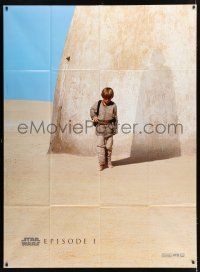 2p836 PHANTOM MENACE style A teaser French 1p '99 Star Wars Episode I, Anakin with Vader shadow!