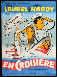 2p880 SAPS AT SEA French 1p R50s Bohle art of sailors Stan Laurel & Oliver Hardy, Hal Roach