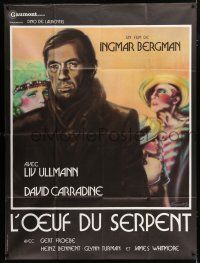 2p893 SERPENT'S EGG French 1p '77 Ingmar Bergman, Liv Ullmann, art by Boogaerts G.!