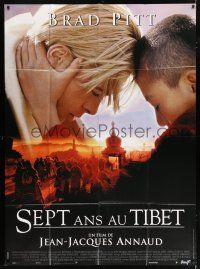 2p894 SEVEN YEARS IN TIBET French 1p '97 Brad Pitt, directed by Jean-Jacques Annaud