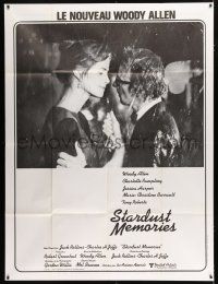 2p922 STARDUST MEMORIES French 1p '80 directed by Woody Allen, romantic close-up with Rampling!