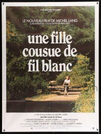 2p925 STRAIGHT LACED GIRL French 1p '77 Michel Lang's Une fille cousue de fil blanc, Aude Landry