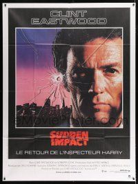 2p926 SUDDEN IMPACT French 1p '83 Clint Eastwood is at it again as Dirty Harry, great image!