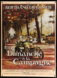 2p932 SUNDAY IN THE COUNTRY French 1p '84 Tavernier's Un Dimanche a la Campagne, Bernhardt art!