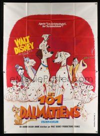 2p353 ONE HUNDRED & ONE DALMATIANS French 2p R70s classic Disney cartoon, different image!