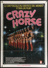 2p169 CRAZY HORSE Italian 1p '78 Crazy Horse de Paris, sexy mostly naked showgirls!