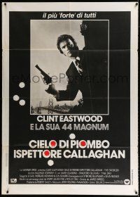 2p186 ENFORCER Italian 1p '76 photo of Clint Eastwood as Dirty Harry by Bill Gold!