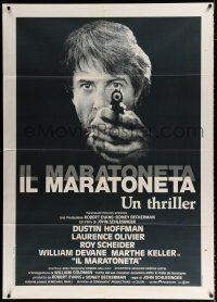 2p248 MARATHON MAN Italian 1p '76 cool image of Dustin Hoffman, John Schlesinger classic thriller!