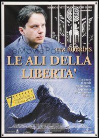 2p287 SHAWSHANK REDEMPTION Italian 1p '94 Tim Robbins, written by Stephen King, different image!