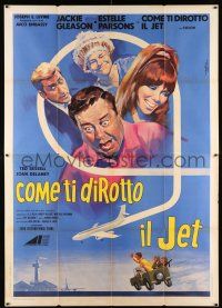 2p043 DON'T DRINK THE WATER Italian 2p '70 Gleason, written by Woody Allen, different Nistri art!