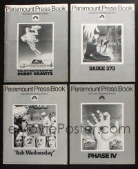 2r037 LOT OF 36 UNCUT PRESSBOOKS FROM PARAMOUNT PICTURES '70s cool ads from a variety of movies!