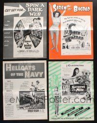 2r046 LOT OF 32 UNCUT PRESSBOOKS FROM COLUMBIA PICTURES '50s-60s ads from a variety of movies!