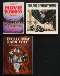 2r127 LOT OF 3 SOFTCOVER BOOKS '70s-80s Art of Hollywood, Movie Business, Old-Time Radio!