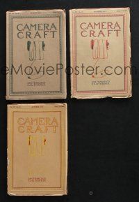 2r244 LOT OF 3 CAMERA CRAFT MAGAZINES '13 filled with great photography information!