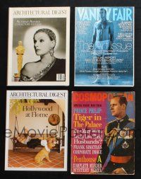 2r234 LOT OF 4 ARCHITECTURAL DIGEST & OTHER MAGAZINES '60s-00s Vanity Fair, Cosmopolitan!