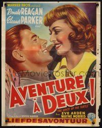 2s428 VOICE OF THE TURTLE Belgian '48 great art of smiling Ronald Reagan & Eleanor Parker!