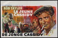 2s434 YOUNG CASSIDY Belgian '65 John Ford, bellowing, brawling, womanizing Rod Taylor!
