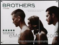 2s030 BROTHERS DS British quad '10 Tobey Maguire, Jake Gyllenhaal, Natalie Portman!