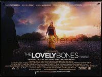 2s051 LOVELY BONES DS British quad '09 Mark Wahlberg, Rachel Weisz, Susan Sarandon!