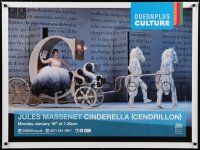 2s060 ODEON CINEMAS DS British quad '00s Cinderella in carriage on stage!
