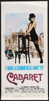 2s793 CABARET Italian locandina '72 Liza Minnelli sings & dances in Nazi Germany, by Bob Fosse!