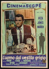 2s779 MAN IN THE GRAY FLANNEL SUIT Italian photobusta R60s different image of Gregory Peck!